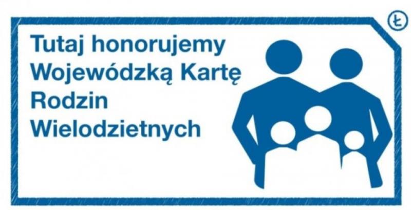 Tutaj honorujemy Wojewódzką Kartę Rodzin Wielodzietnych Tutaj honorujemy Wojewódzką Kartę Rodzin Wielodzietnych