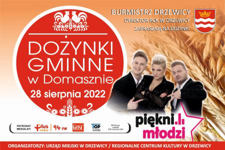 Plakat promujący dożynki 2022